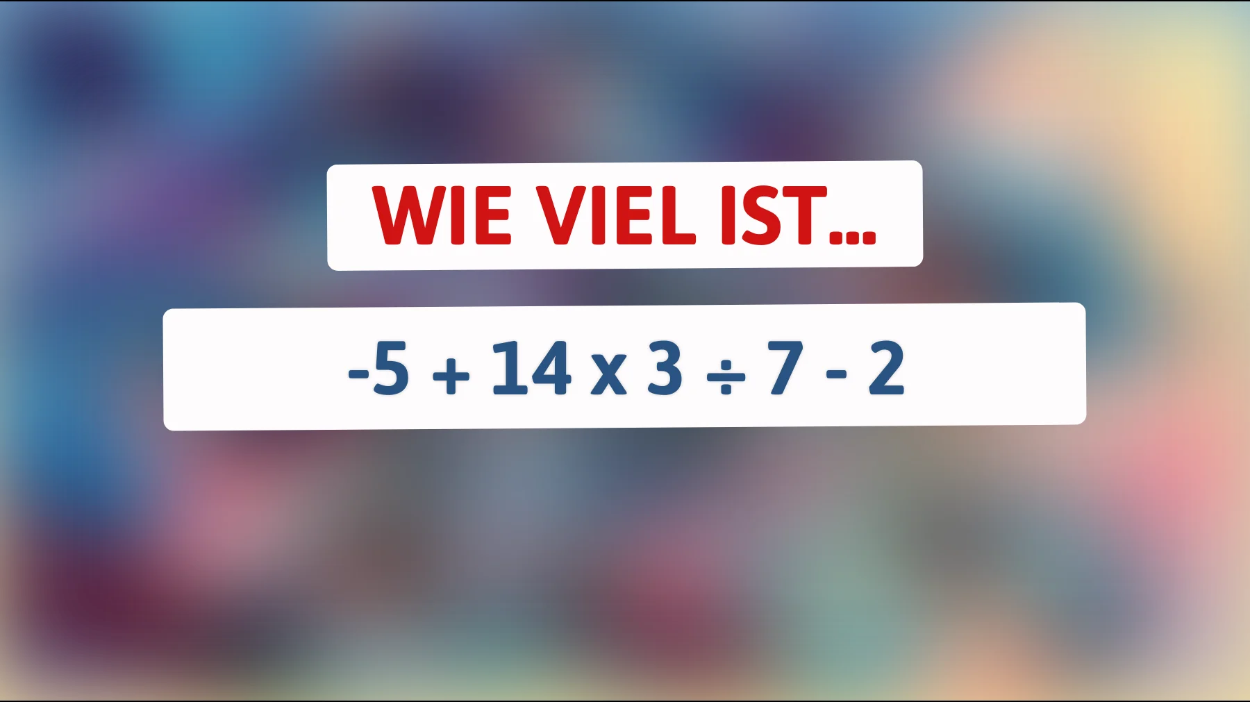 Nur die brillantesten Köpfe lösen dieses scheinbar einfache Rätsel: Könntest du die richtige Lösung finden?"